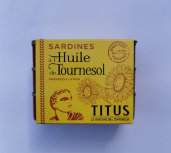 Titus sardines in sunflower oil